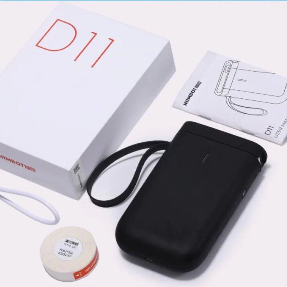 NimBot D11 Bluetooth Thermal Label Printer Black - Picture 6 of 6
